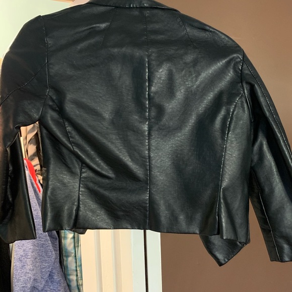 H&M pleather black jacket - Picture 2 of 2